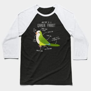 Green Quaker Anatomy Baseball T-Shirt